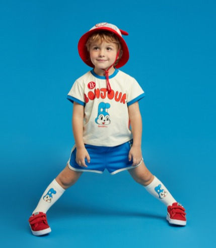 Bonjour Baby Color Block Shorts