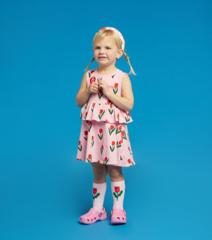 All Over Tulip Baby Sleeveless Dress