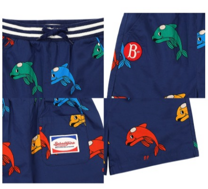 All over dolphin baby short pants