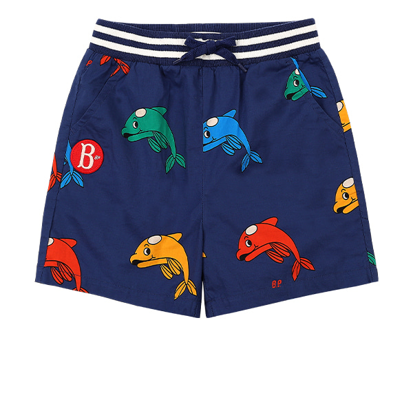 All over dolphin baby short pants