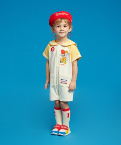 Amitie baby sailor collar overall