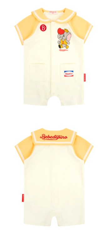 Amitie baby sailor collar overall