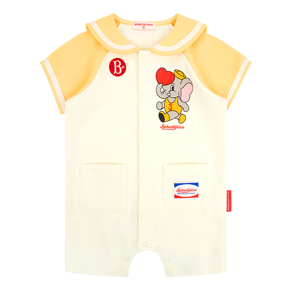 Amitie baby sailor collar overall