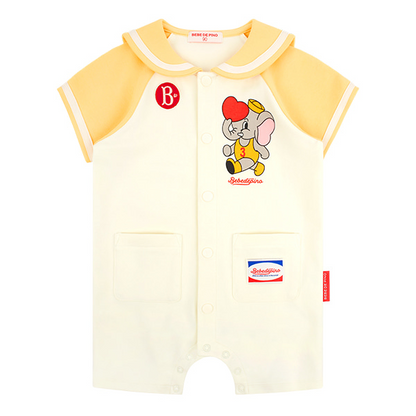 Amitie baby sailor collar overall