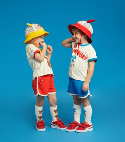 Bonjour Baby Color Block Shorts