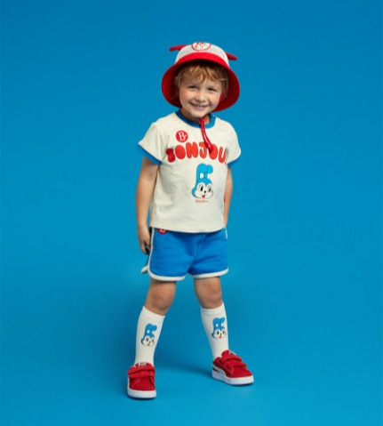 Bonjour Baby Color Block Shorts
