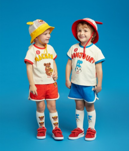 Bonjour Baby Color Block Shorts