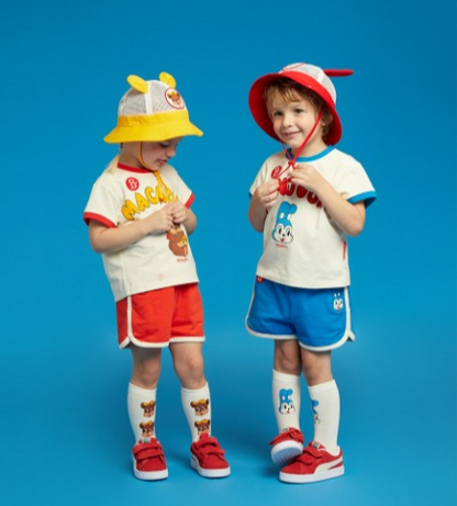 Bonjour Baby Color Block Shorts