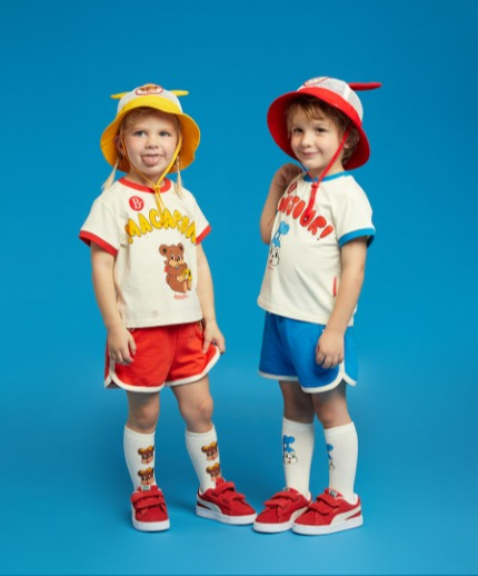 Bonjour Baby Color Block Shorts
