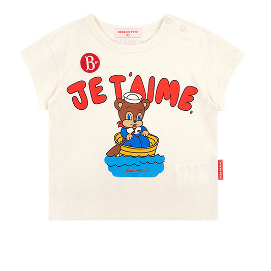 Je taime baby short sleeve tee