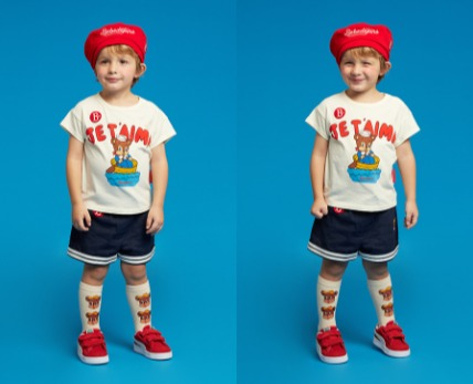 Theo baby rollup short pants