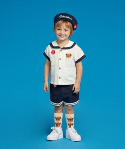 Theo baby sailor shirt