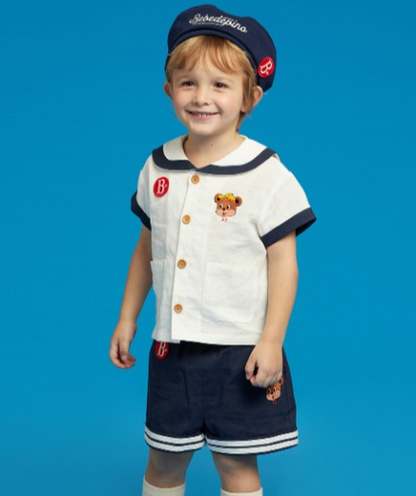 Theo baby sailor shirt