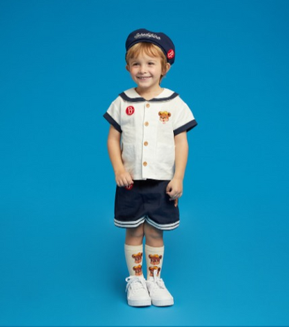 Theo baby sailor shirt