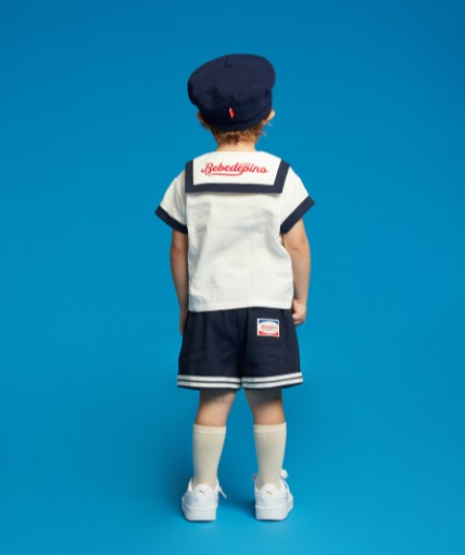 Theo baby sailor shirt