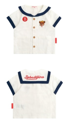 Theo baby sailor shirt