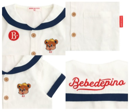 Theo baby sailor shirt