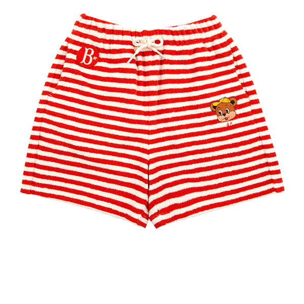 Theo terry stripe shorts